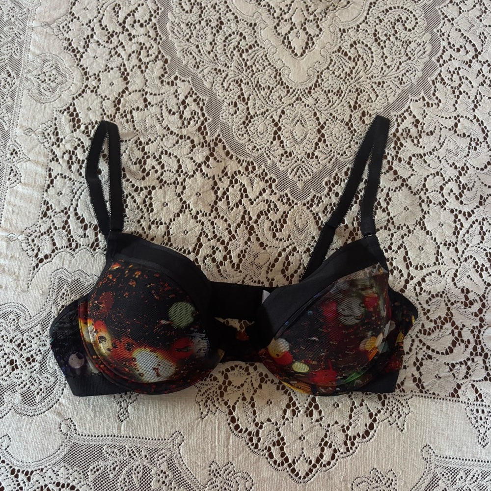 space print parade bra size xs